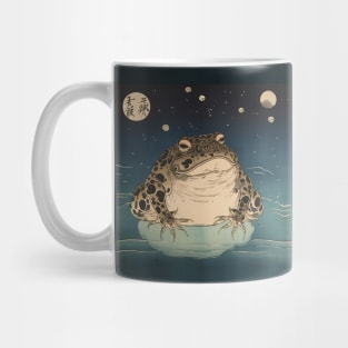 Japanese Frog: Asian American and Pacific Islander Heritage Month, United States on a Dark Background Mug
